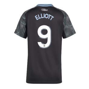 Aston Villa Harvey Elliott #9 Bortatröja Kvinnor 2025-26 Kortärmad